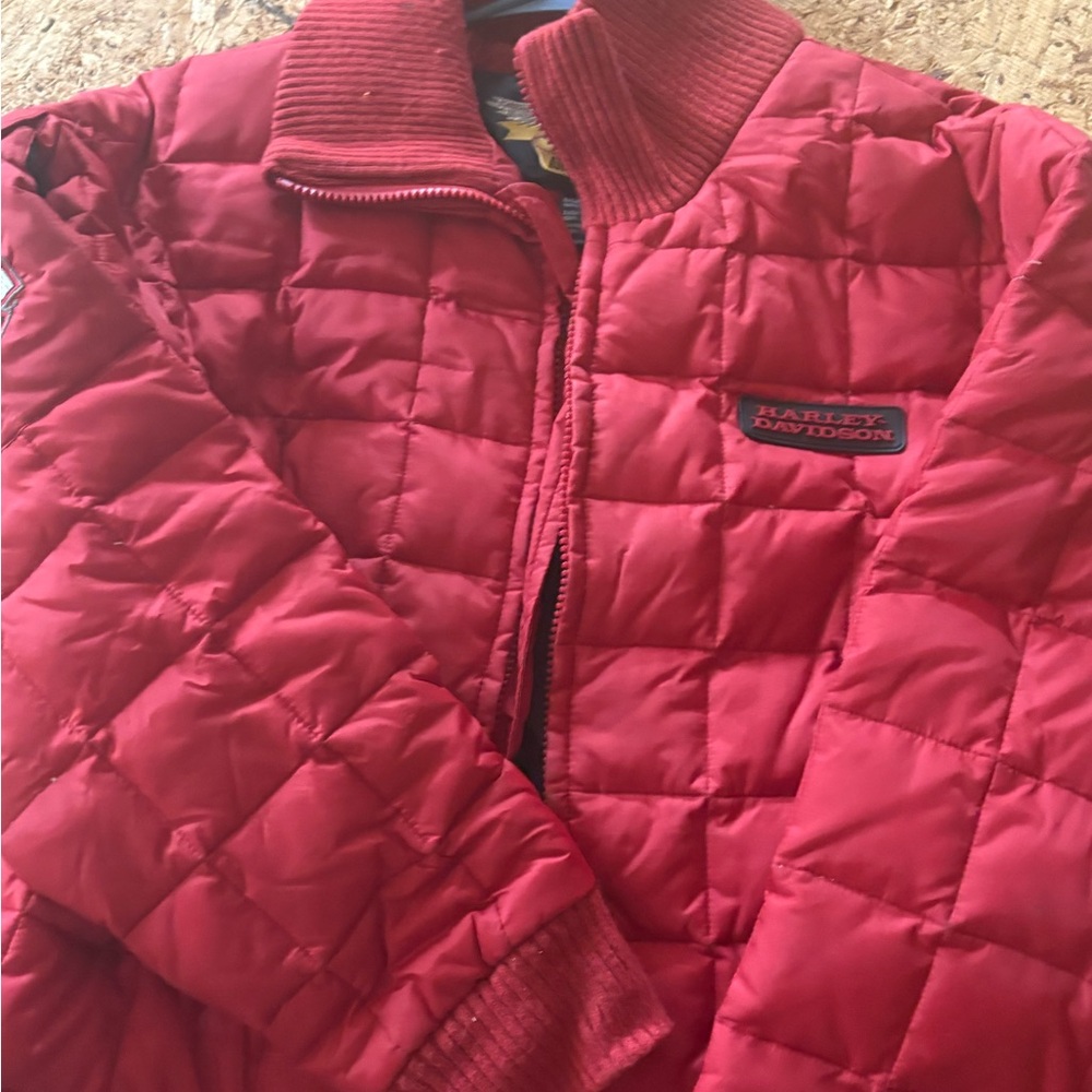 Harley-Davidson Quilted Red Jacket